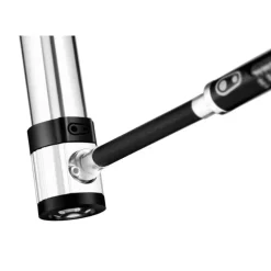 Crankbrothers Klic HP Hand Pump/CO2-Pump with gauge - silver