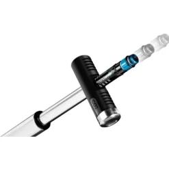 Crankbrothers Klic HP Hand Pump/CO2-Pump with gauge - silver