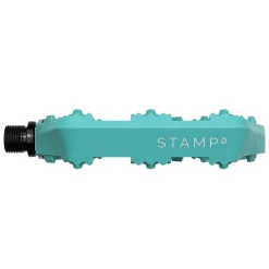 Crankbrothers STAMP 0 Large - Platformpedalen - turquoise
