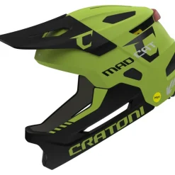 CRATONI MadCat MIPS Fietshelm Kinder - lime-black matt