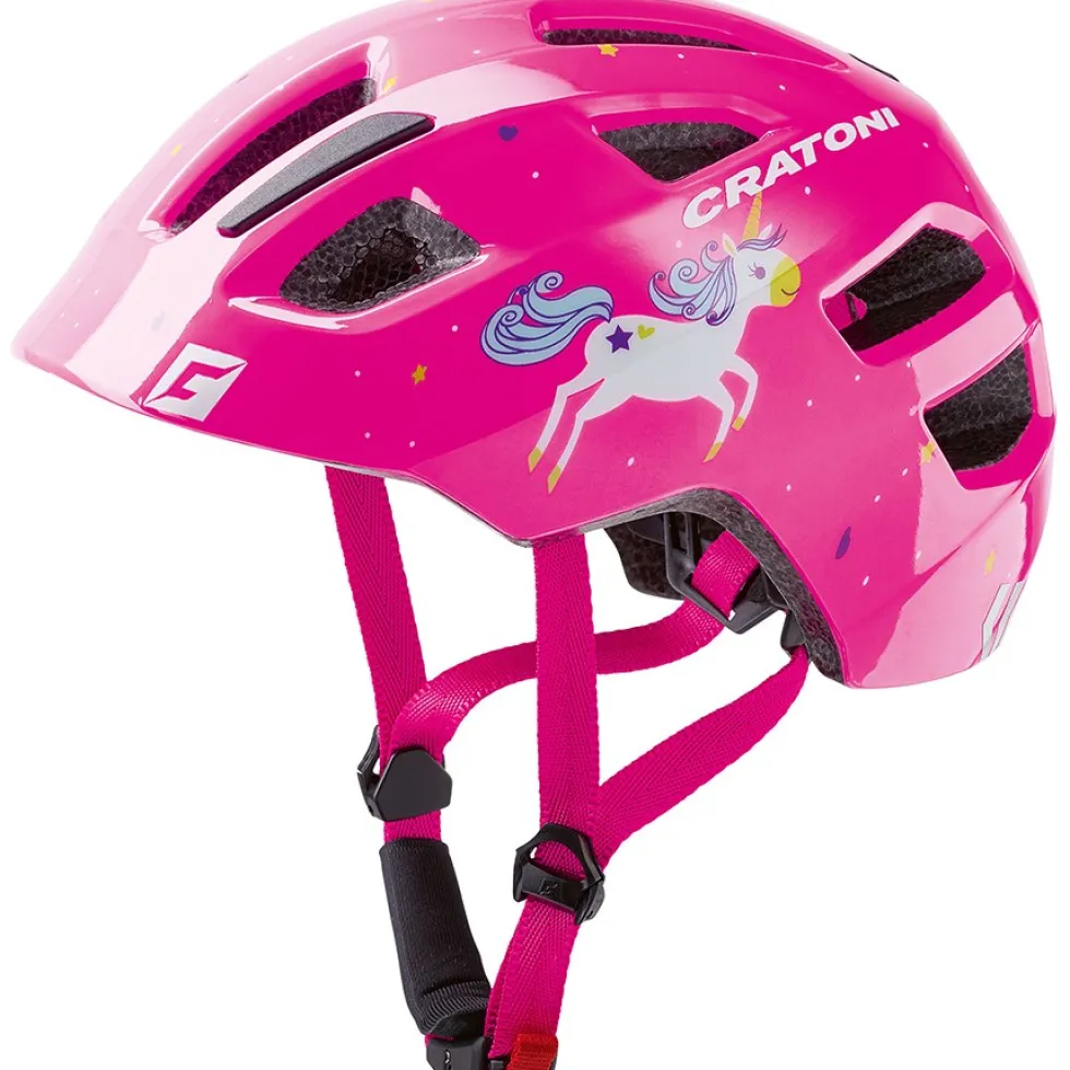 CRATONI Maxster Kinderfietshelm - unicorn pink glossy