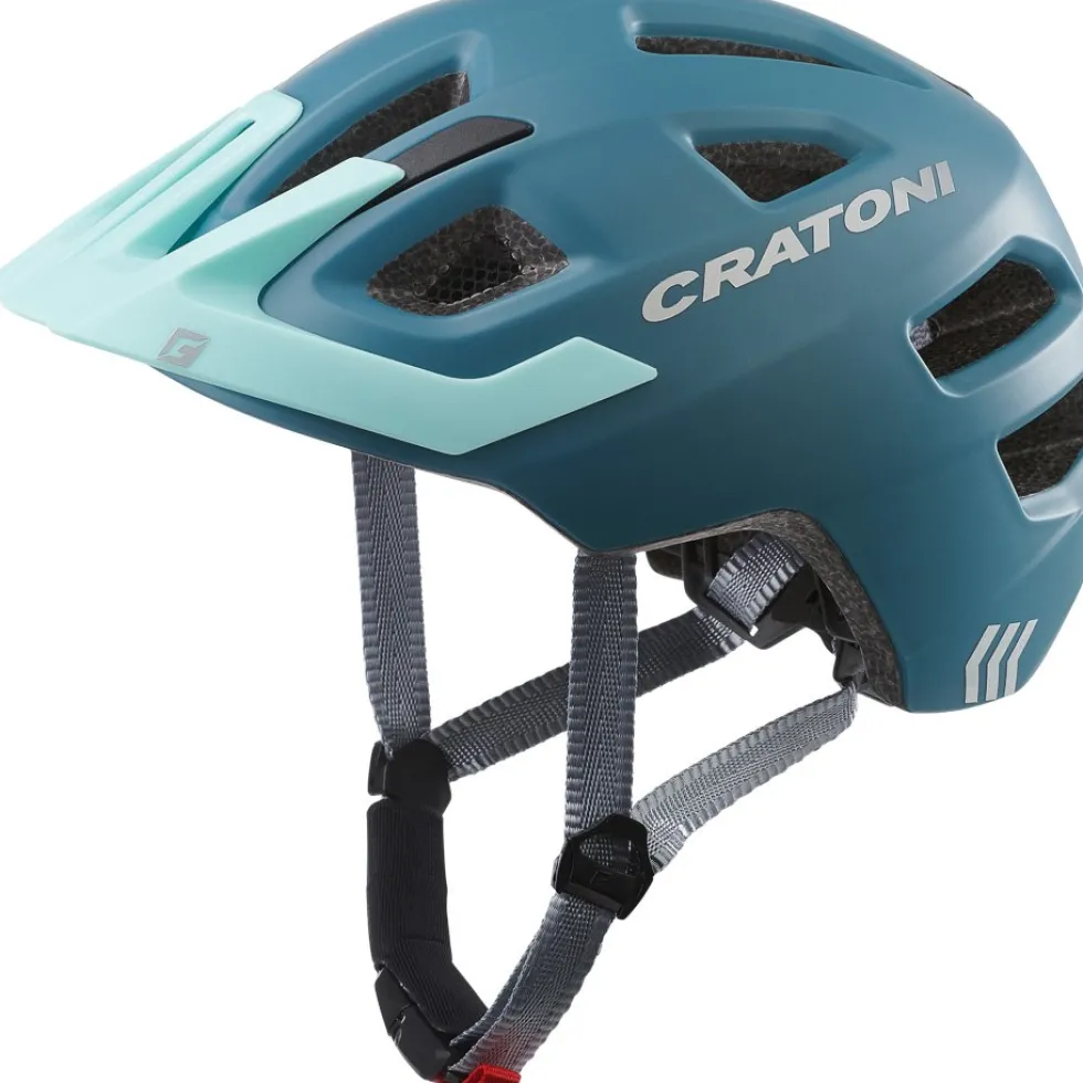 CRATONI Maxster Pro Fietshelm kinderen - steel-blue matt