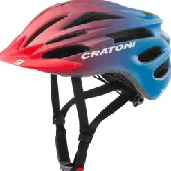 CRATONI Pacer Jr. Jeugd Fietshelm - red-blue matt