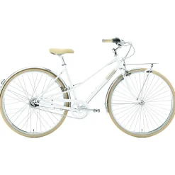 Urban Fietsen < Creme Cycles CAFERACER Lady Solo - Women Citybike - 2023 - pearl white