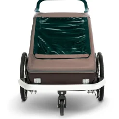Croozer Kid Vaaya 2 - Bike Trailer for 2 Kids - blossom red