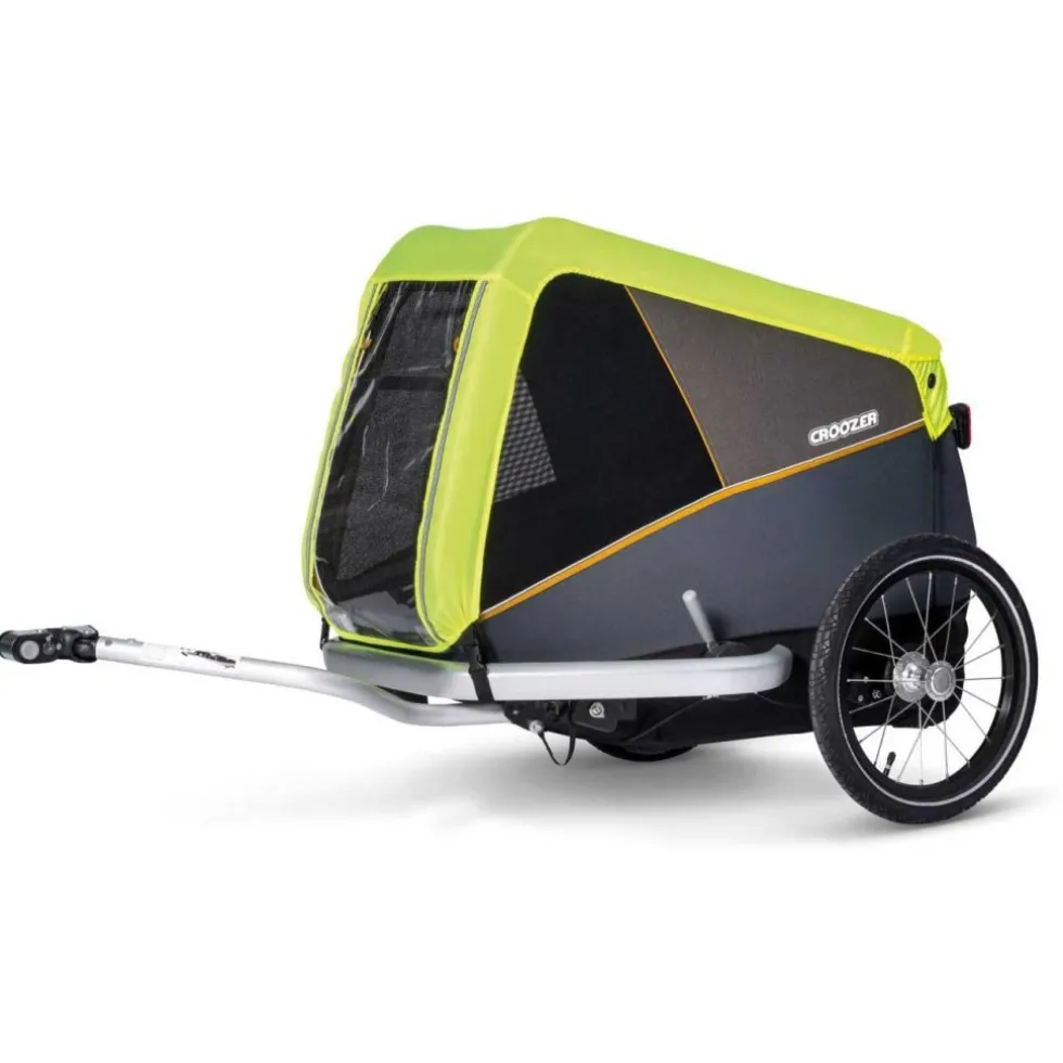 Croozer Rain Cover for Bike Trailer Dog Peppa / Dog L - lightning yellow