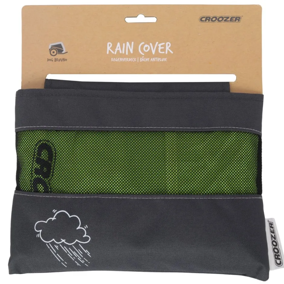 Hondenkarren < Croozer Rain Cover for Bike Trailer Dog Bruuno / Dog XXL - lightning yellow