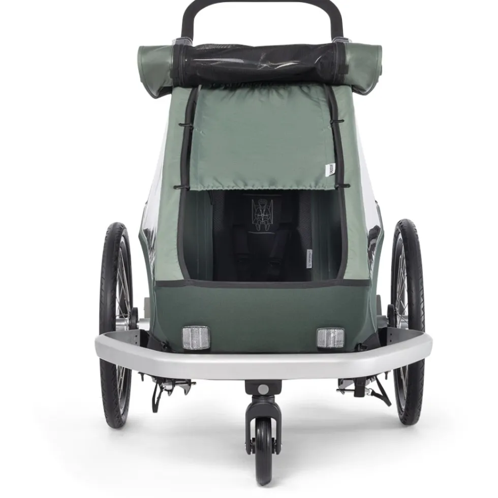 Croozer Sun Cover for Kid Vaaya 1 / Kid Keeke 1 Bike Trailer - stone grey