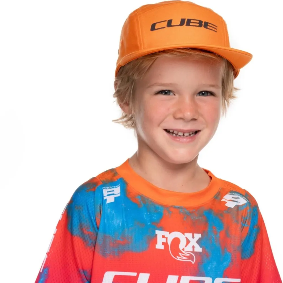 CUBE 5 Panel Rookie Cap Kids - orange