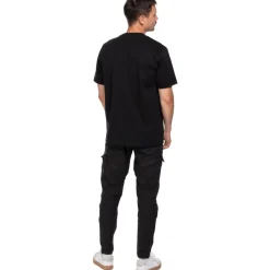 CUBE After Race Organic Embossed Gravity Fit T-Shirt Heren - zwart