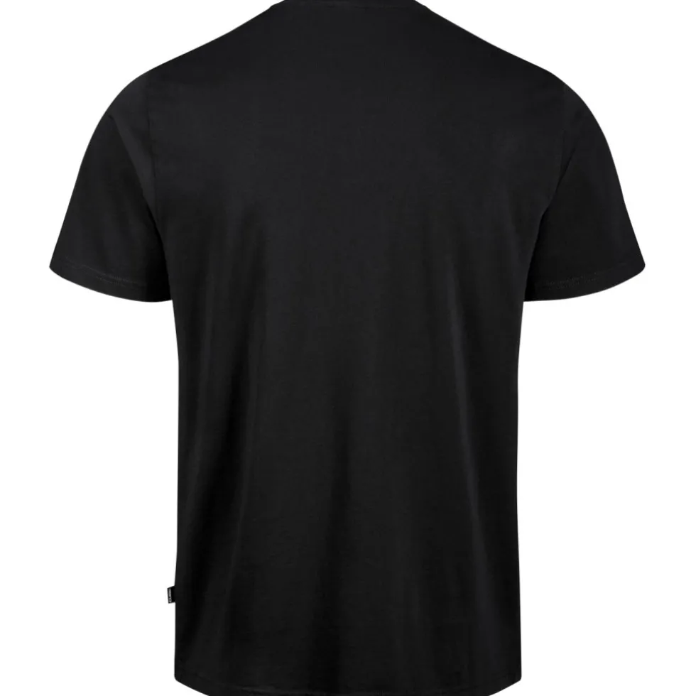 CUBE After Race Organic Embossed Gravity Fit T-Shirt Heren - zwart