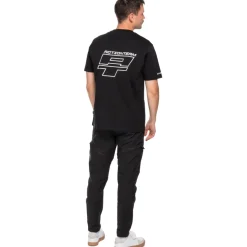 CUBE After Race Organic X Actionteam Gravity Fit T-Shirt Heren - black´n´white