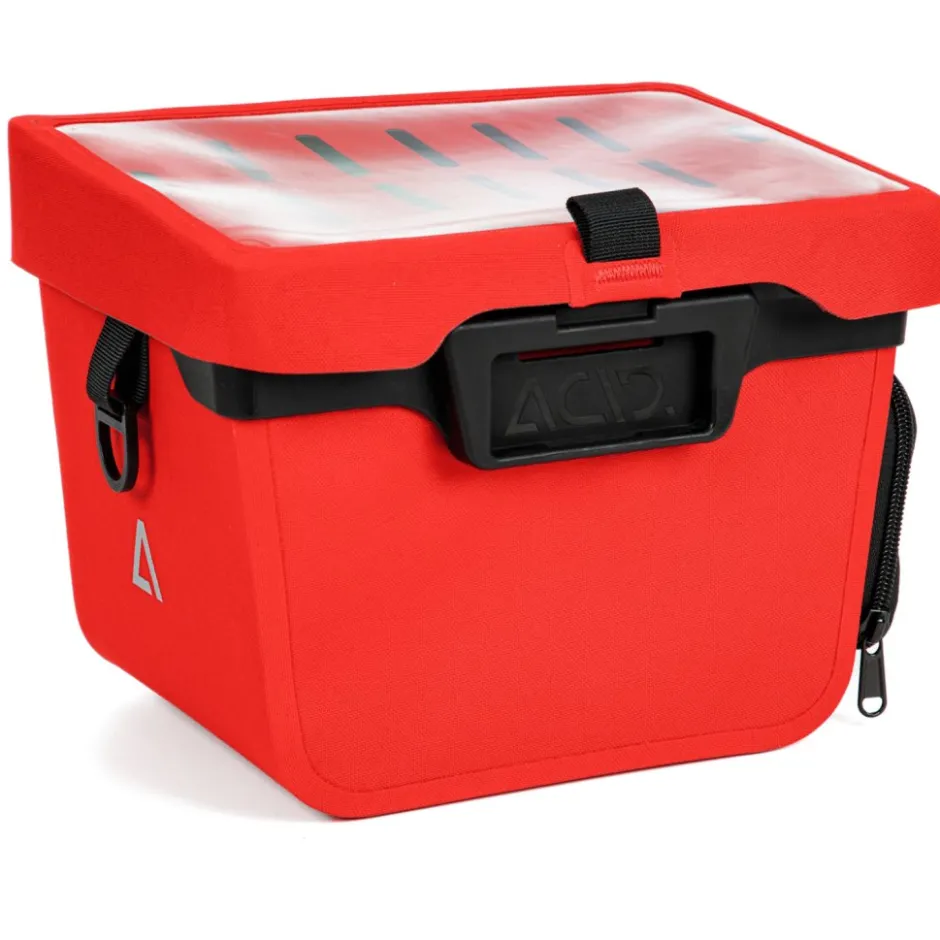 Stuurtassen < ACID CUBE TRAVLR FRONT PRO 7 FILINK Panniers - flame´n´black