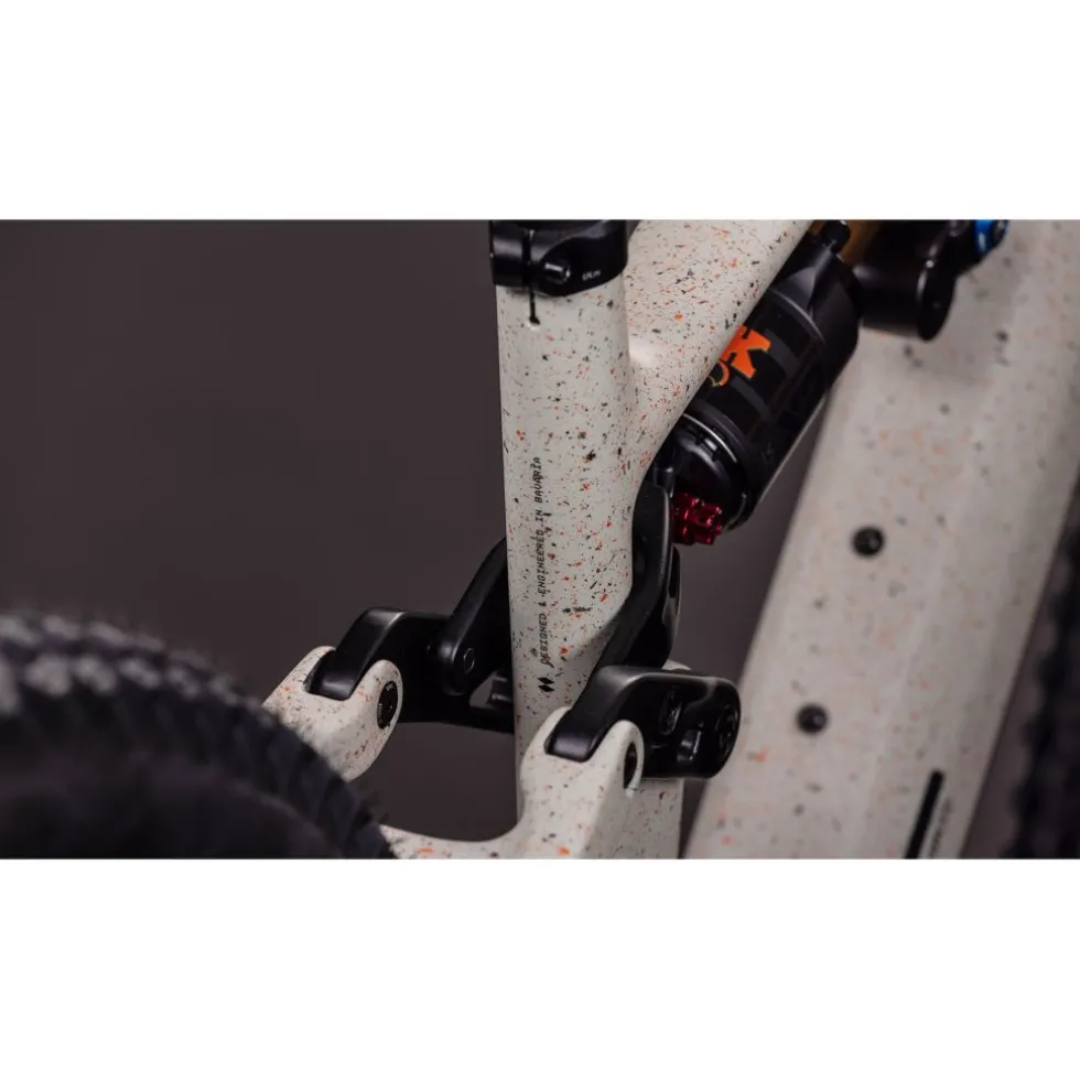 CUBE AMS HYBRID 177 C:62 SUPER TM 600X - 29" Carbon E-Mountainbike - 2026 - reedbeigegrit / orange