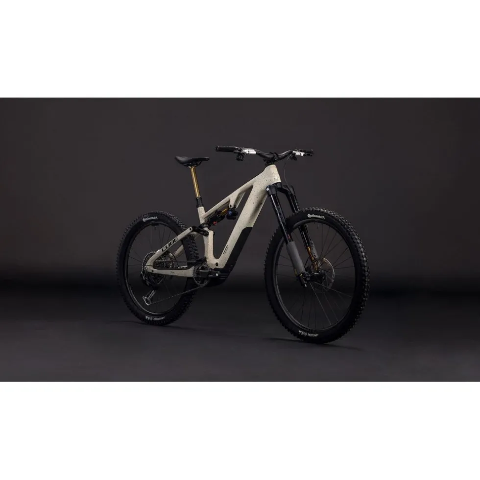 CUBE AMS HYBRID 177 C:62 SUPER TM 600X - 29" Carbon E-Mountainbike - 2026 - reedbeigegrit / orange