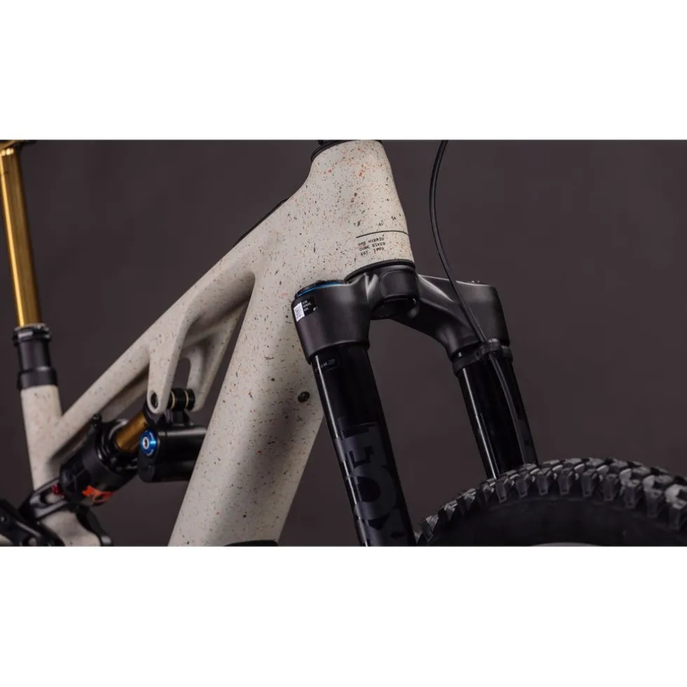 CUBE AMS HYBRID 177 C:62 SUPER TM 600X - 29" Carbon E-Mountainbike - 2026 - reedbeigegrit / orange