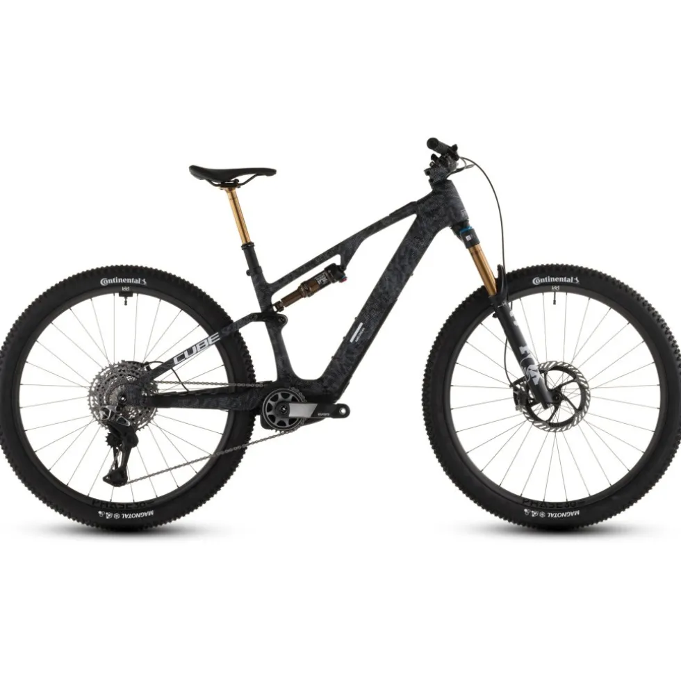 CUBE AMS HYBRID ONE44 C:68X SLT 400X - 29" Carbon E-Mountainbike - 2026 - matrixblack / white
