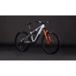 Elektrische Fietsen|E-Mtb Full Suspension < CUBE A HYBRID ONE44 C:68X UPER T 400X - 29" Carbon E-ountainbike - 2026 - foggrey / fibre