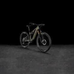 Elektrische Fietsen|E-Mtb Full Suspension < CUBE AM HYBRID ONE44 C:68X UPER TM 400X - 29" Carbon E-Mountainbike - 2025 - dutyolive / gold
