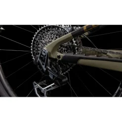 Elektrische Fietsen|E-Mtb Full Suspension < CUBE AM HYBRID ONE44 C:68X UPER TM 400X - 29" Carbon E-Mountainbike - 2025 - dutyolive / gold