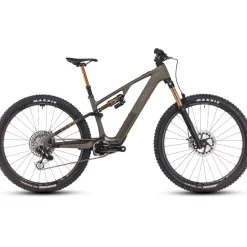 Elektrische Fietsen|E-Mtb Full Suspension < CUBE AM HYBRID ONE44 C:68X UPER TM 400X - 29" Carbon E-Mountainbike - 2025 - dutyolive / gold