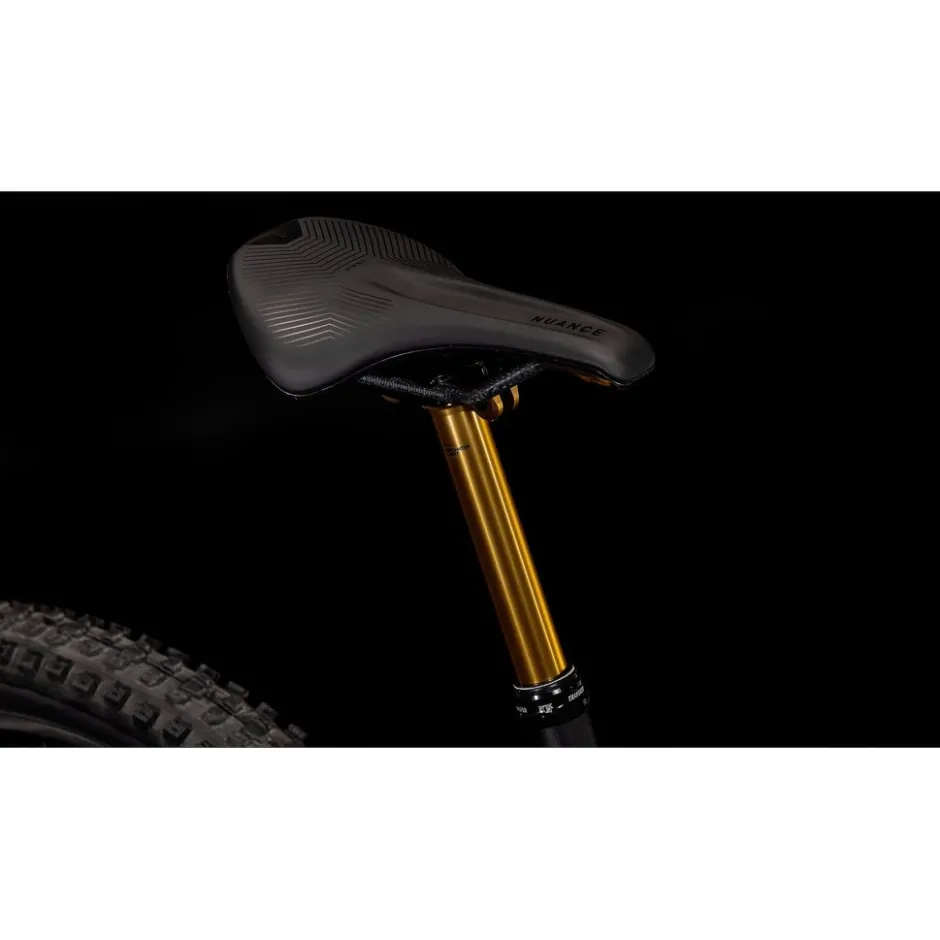 Elektrische Fietsen|E-Mtb Full Suspension < CUBE AM HYBRID ONE44 C:68X UPER TM 400X - 29" Carbon E-Mountainbike - 2025 - dutyolive / gold