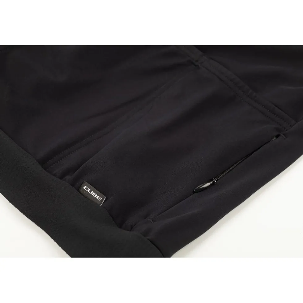 CUBE BLACKLINE Fietsshirt met Korte Mouwen Dames - zwart