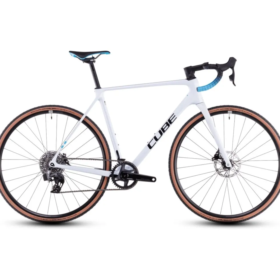 CUBE CROSS RACE C:62 Race - Carbon Cyclocrossfiets - 2026 - polarwhite / blue