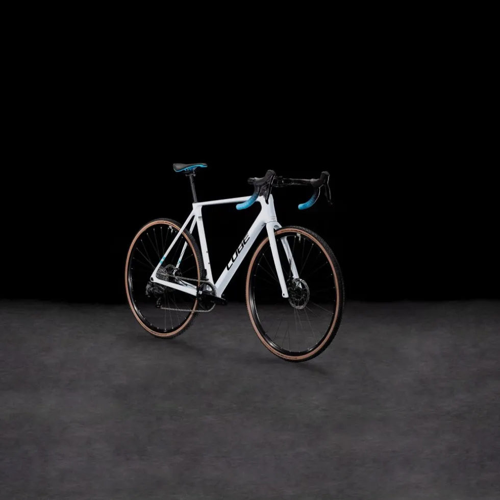 CUBE CROSS RACE C:62 Race - Carbon Cyclocrossfiets - 2026 - polarwhite / blue