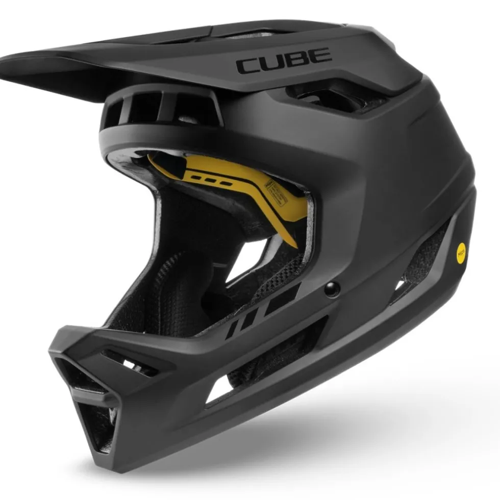 CUBE DESCENDER Integraalhelm - zwart