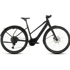 Elektrische Fietsen|Urban E-Bikes < CUBE EDITOR HYBRID Pro FE 400X - Trapeze - City E-Bike - 2026 - coal / prism