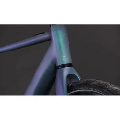 CUBE EDITOR HYBRID SLT 400X - City E-Bike - 2026 - smaragdgrey / prism