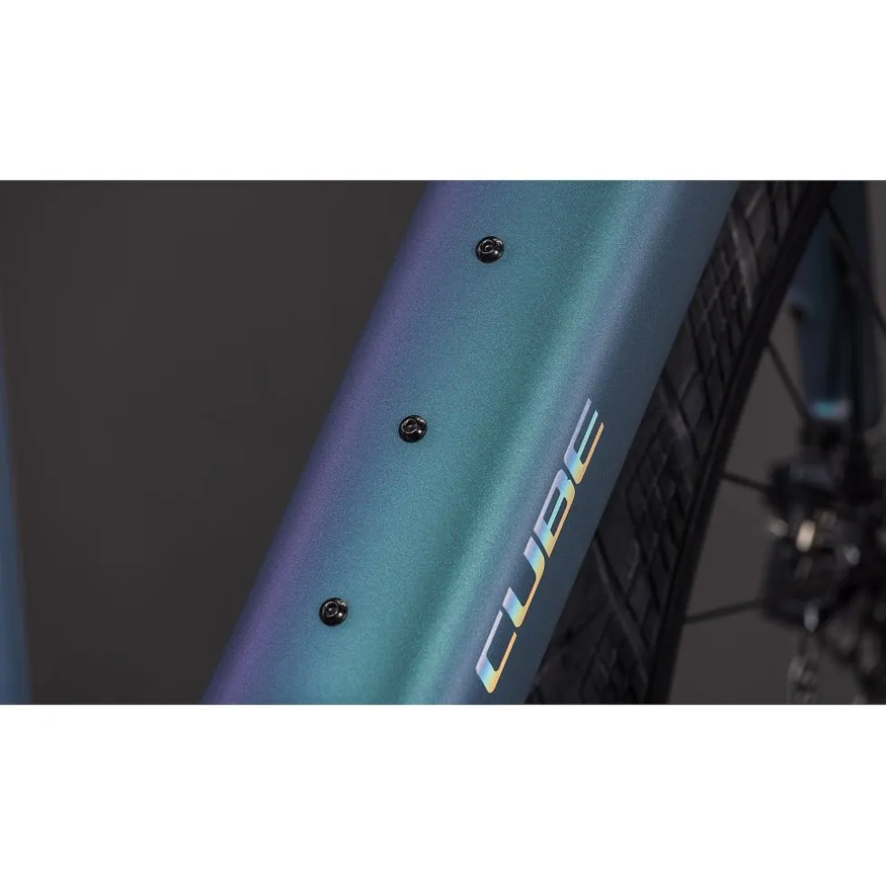 CUBE EDITOR HYBRID SLT 400X - City E-Bike - 2026 - smaragdgrey / prism