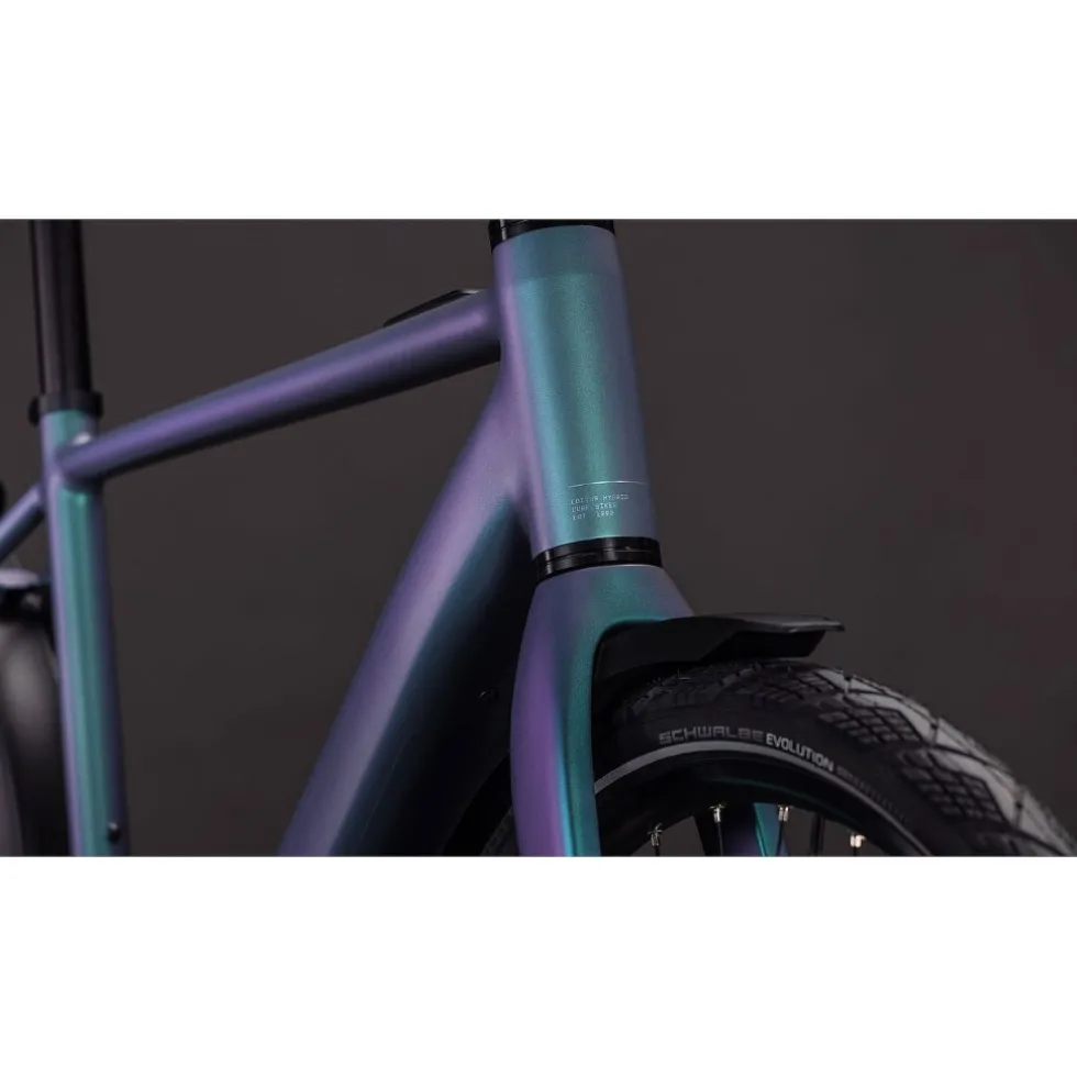 CUBE EDITOR HYBRID SLT 400X FE - City E-Bike - 2026 - smaragdgrey / prism