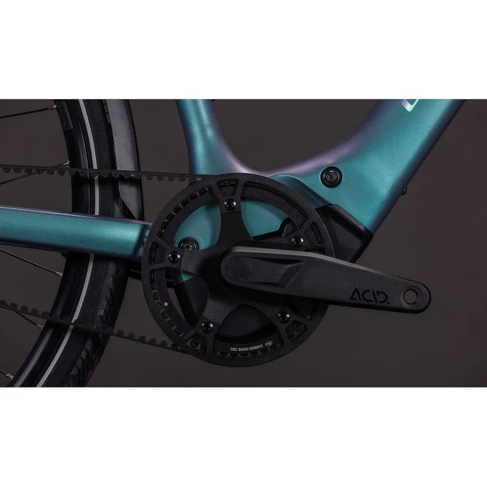CUBE EDITOR HYBRID SLT 400X FE - City E-Bike - 2026 - smaragdgrey / prism