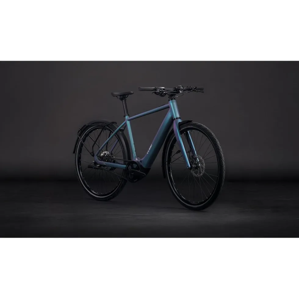 CUBE EDITOR HYBRID SLT 400X FE - City E-Bike - 2026 - smaragdgrey / prism