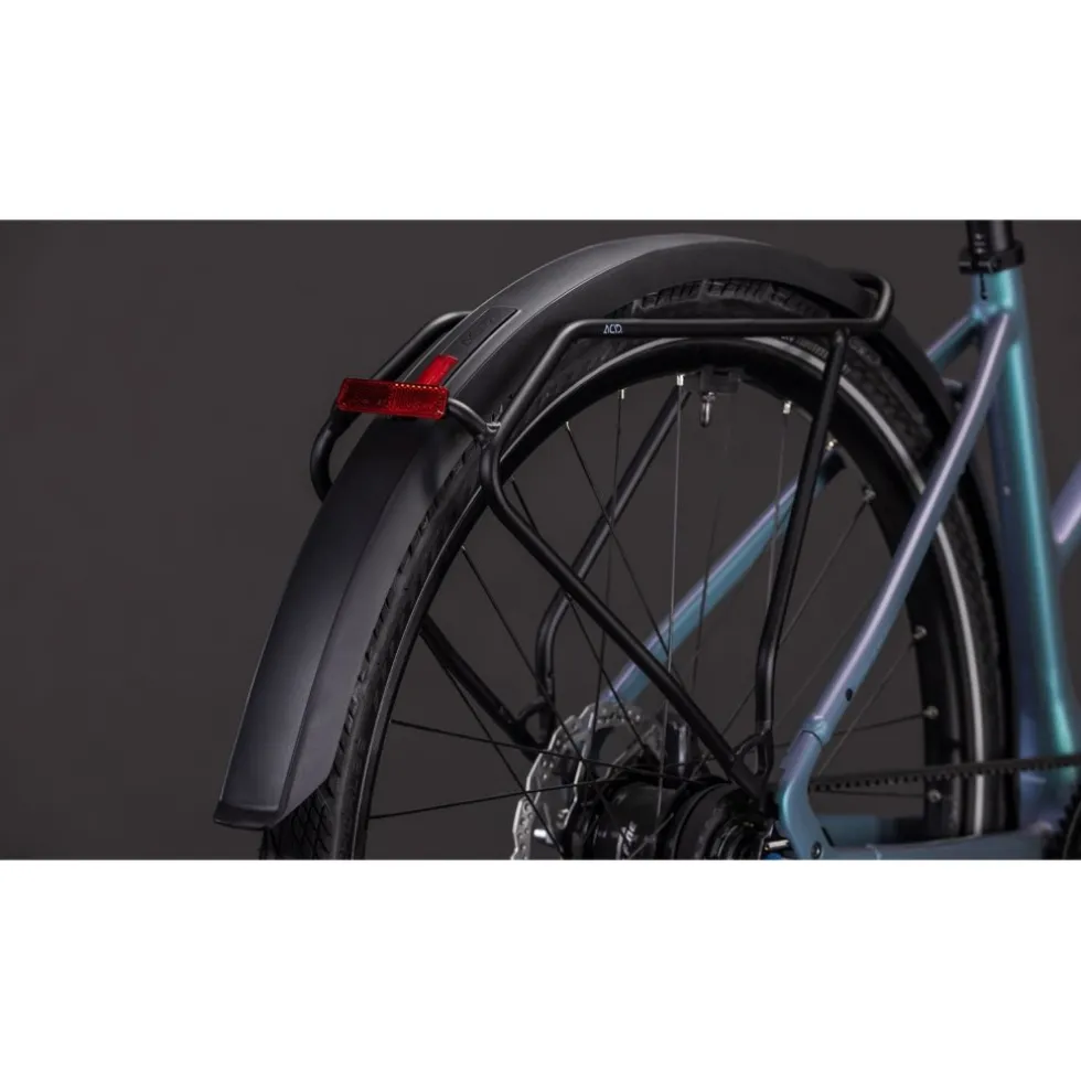 CUBE EDITOR HYBRID SLT 400X FE - Trapeze - City E-Bike - 2026 - smaragdgrey / prism