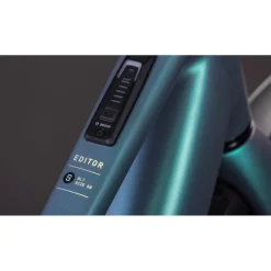 CUBE EDITOR HYBRID SLT 400X FE - Trapeze - City E-Bike - 2026 - smaragdgrey / prism