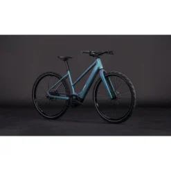 CUBE EDITOR HYBRID SLT 400X - Trapeze - City E-Bike - 2026 - smaragdgrey / prism
