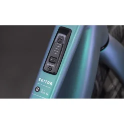 CUBE EDITOR HYBRID SLT 400X - Trapeze - City E-Bike - 2026 - smaragdgrey / prism