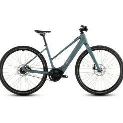 CUBE EDITOR HYBRID SLT 400X - Trapeze - City E-Bike - 2026 - smaragdgrey / prism