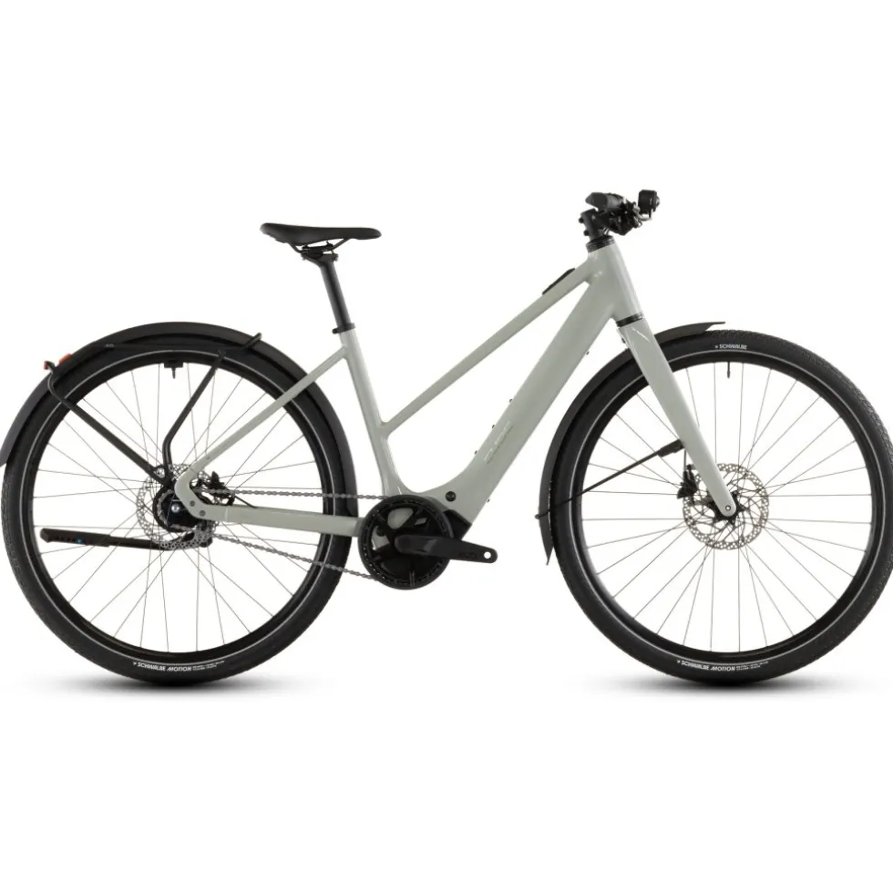 CUBE EDITOR HYBRID SLX FE 400X - Trapeze - City E-Bike - 2026 - reedbeige / chrome