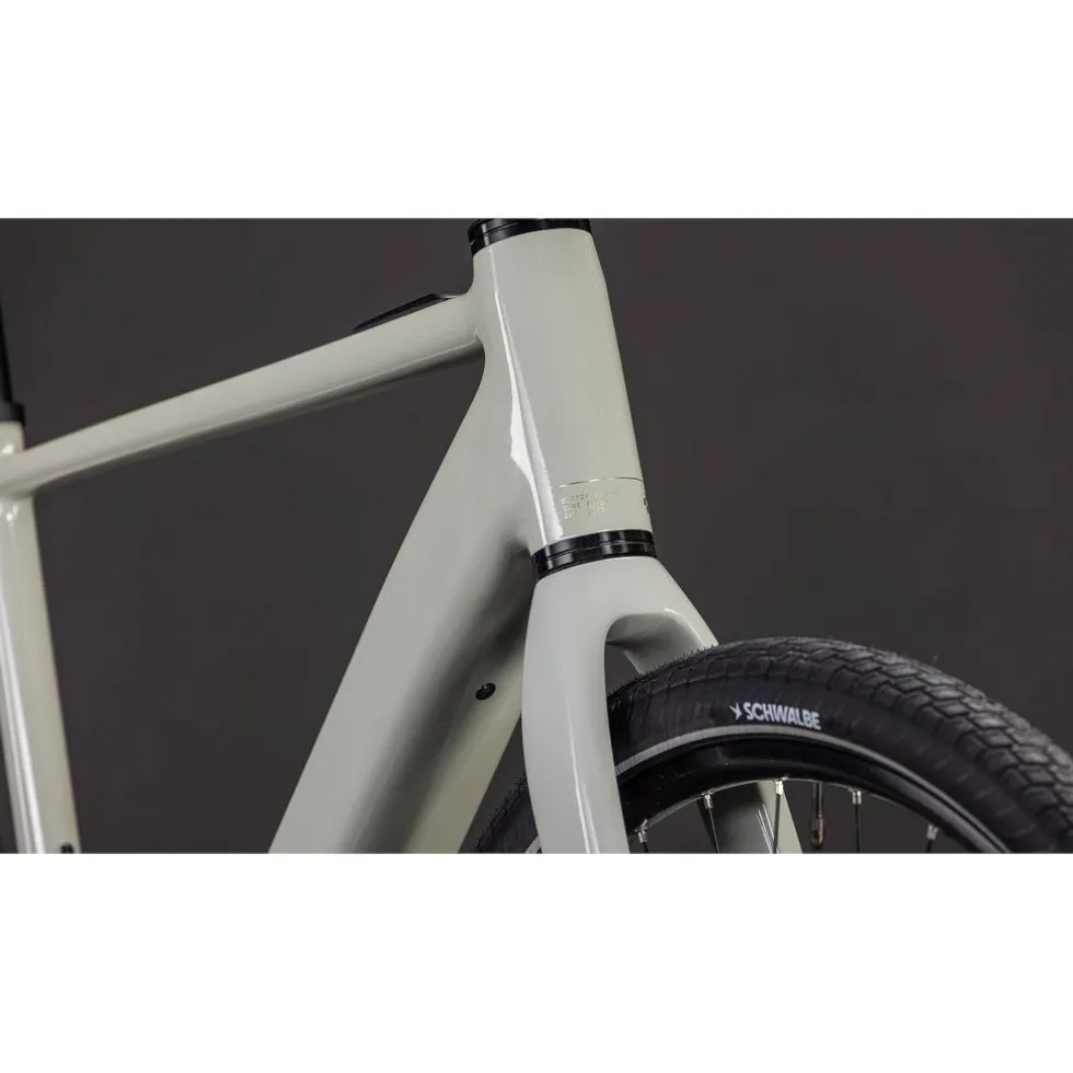 CUBE EDITOR HYBRID SLX 400X - City E-Bike - 2026 - reedbeige / chrome