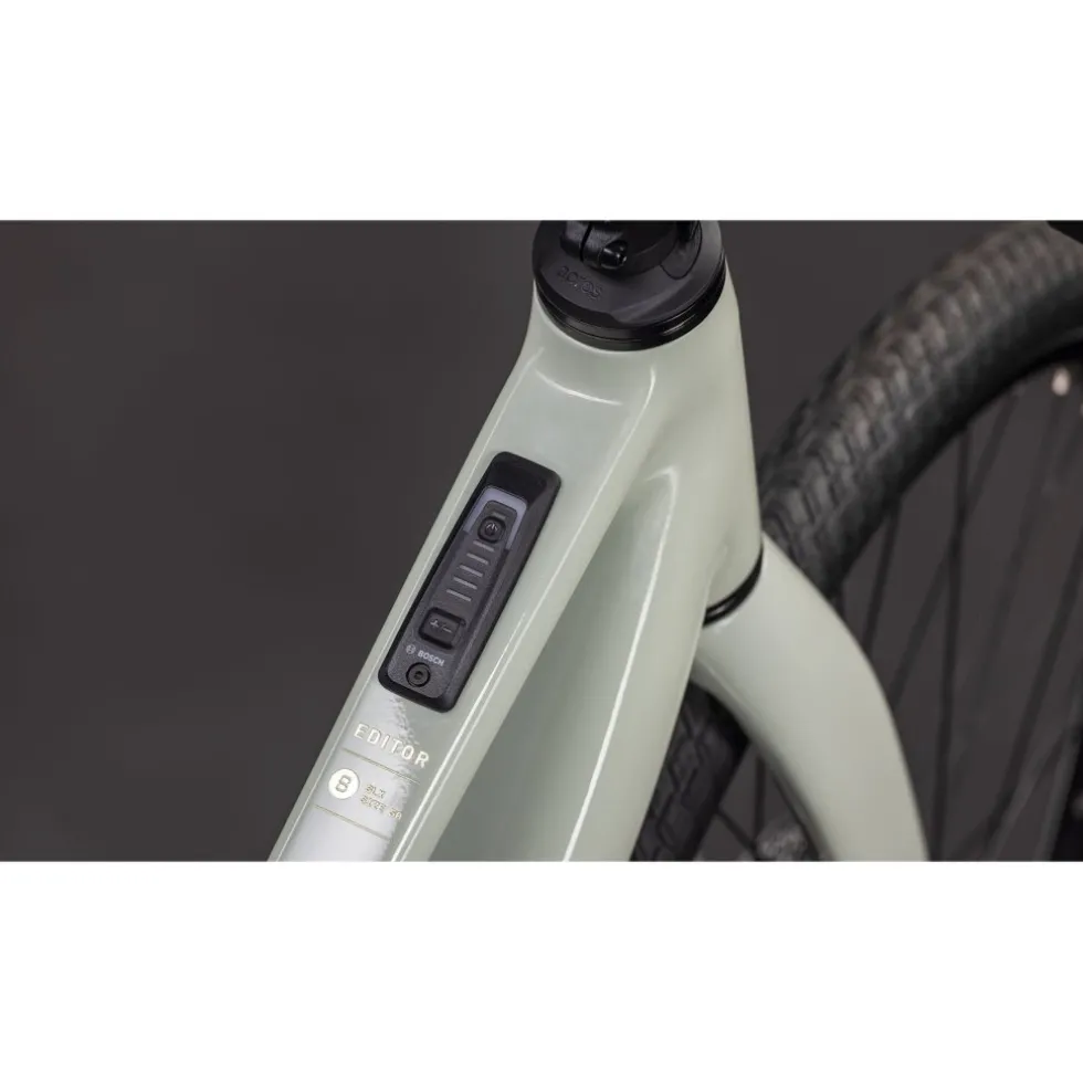 CUBE EDITOR HYBRID SLX 400X - Trapeze - City E-Bike - 2026 - reedbeige / chrome