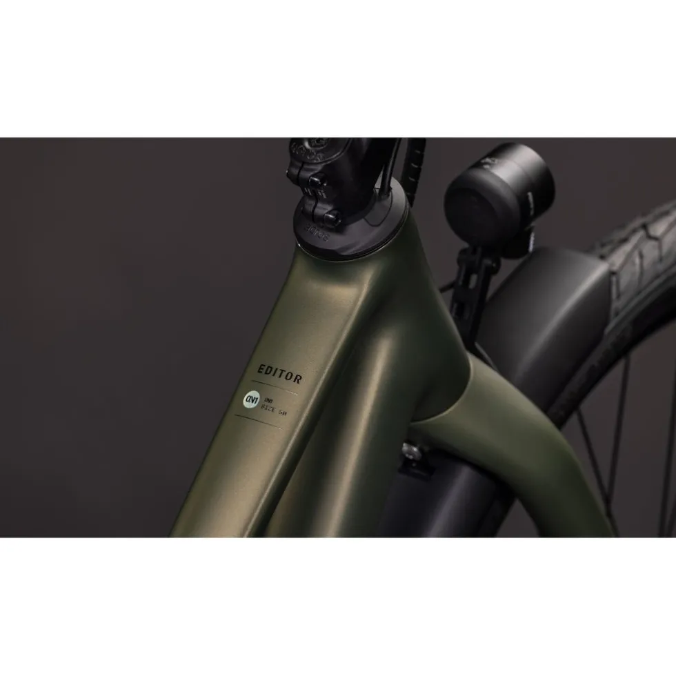 CUBE EDITOR ONE FE - Trapeze - Stadsfiets - 2026 - reedgreen / black