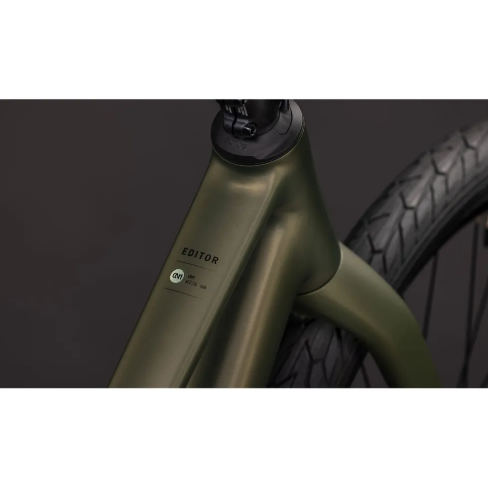 CUBE EDITOR ONE - Trapeze - Stadsfiets - 2026 - reedgreen / black