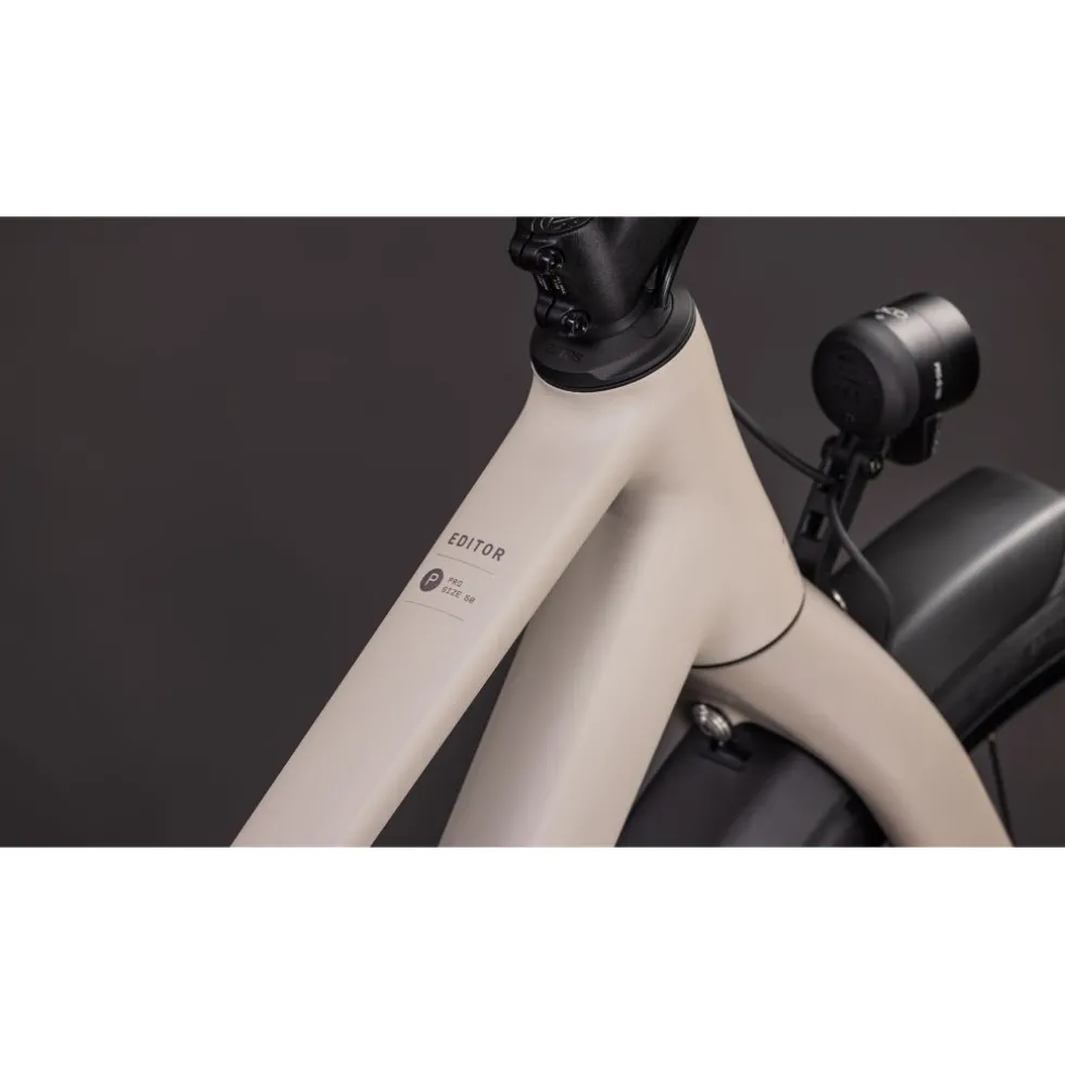 CUBE EDITOR Pro FE - Trapeze - Stadsfiets - 2026 - oatgrey / grey