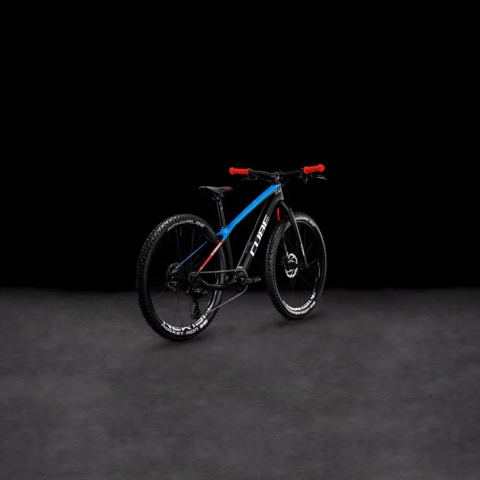 CUBE ELITE 240 C:62 Pro - 24" Carbon Kinderen Mountainbike - 2026 - carbon / blue / red