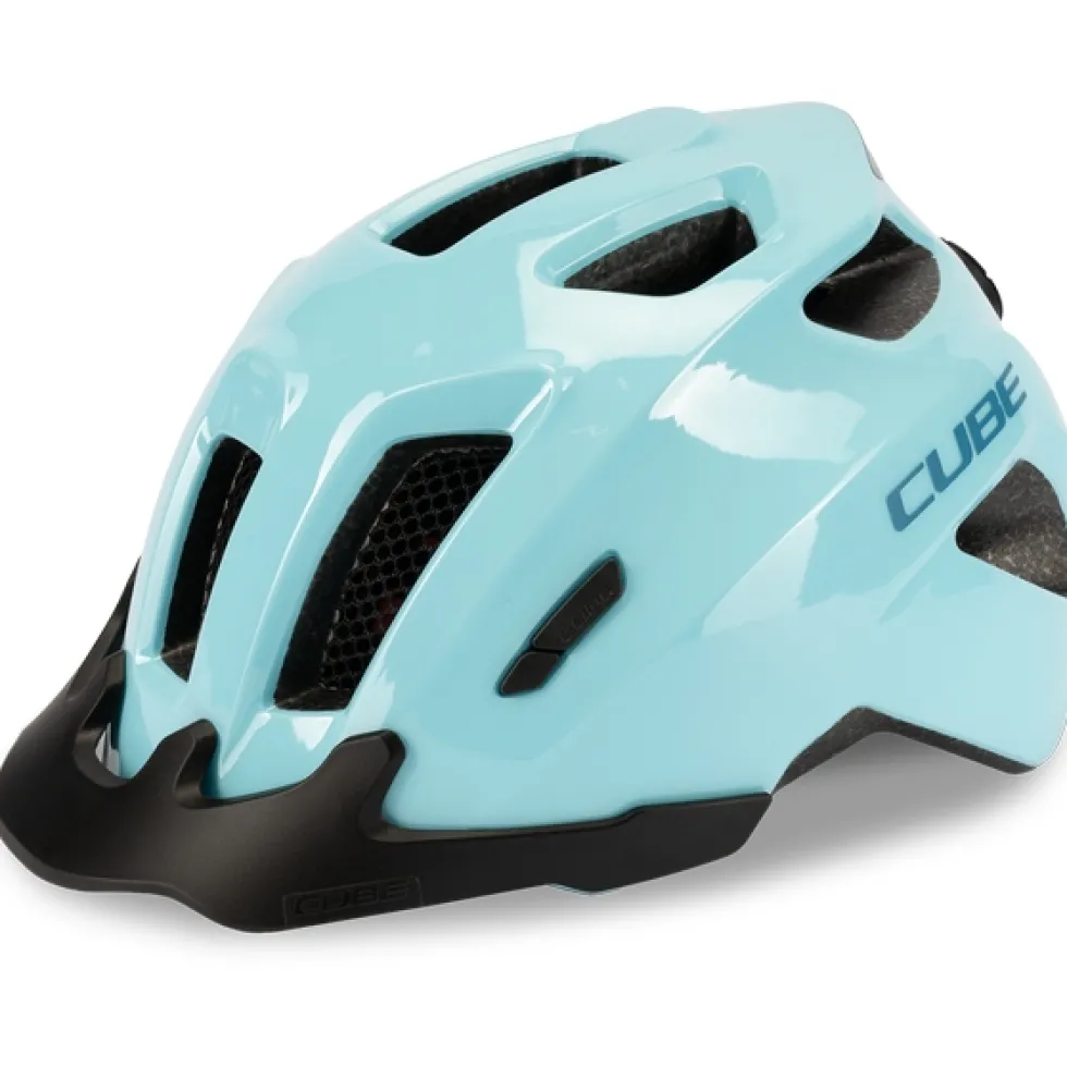 CUBE FINK Helm - blauw