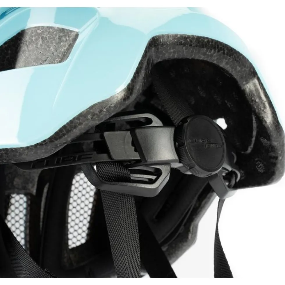 CUBE FINK Helm - blauw